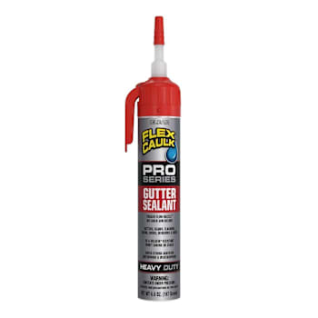 Flex Seal Caulk PRO Series Gutter Sealant Clear 6.6 Oz Case Of 4