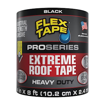 Flex Seal Tape® PRO Series Extreme Roof Black 4"X8' Case Of 4
