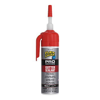 Flex Seal Caulk™ Pro Series Gutter Sealant Clear 3oz (100ml) Case Of 4
