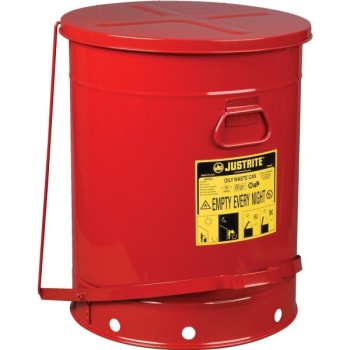 Image for Justrite Can Oily Waste 21 Gallon Foot from HD Supply