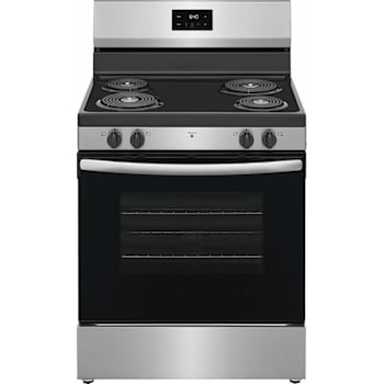 Frigidaire 30 In Freestanding Coil Top Manual Clean Range
