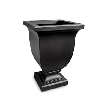 Mayne Augusta 26in Tall Planter - Black