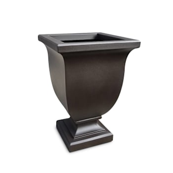 Mayne Augusta 26in Tall Planter - Espresso