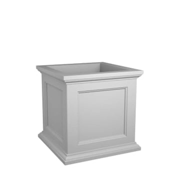 Image for Mayne Fairfield 28x28 Square Planter - White from HD Supply