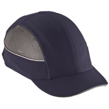 Ergodyne® LED Bump Cap With Short Brim, Navy Blue