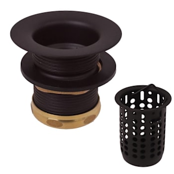 Image for Westbrass Jr. Basket Strainer, Fits 2 In. Drain Opening, In Oil Rubbed Bronze from HD Supply