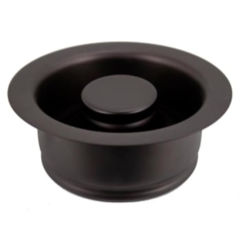 Image for Westbrass 4-1/4 In. Kitchen Waste Disposal Flange & Stopper In Oil Rubbed Bronze from HD Supply