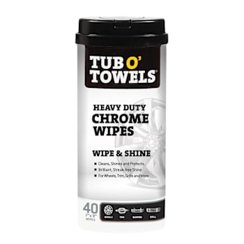 Image for Tub O' Towelstub O' Towels Heavy Duty Cleaning Wipes For Chrome 40 Count from HD Supply