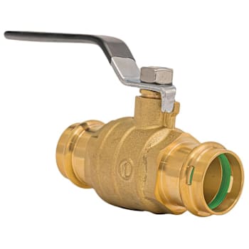 Quickfitting Surepress™ 1" Press X 1" Press Lead-Free Brass Ball Valve