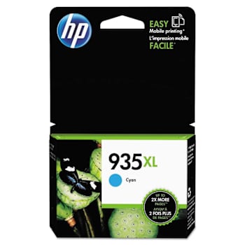HP 935xl, (C2p24an) High-Yield Cyan Original Ink Cartridge