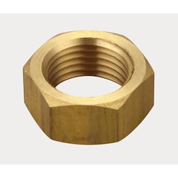 Central Brass Brass Hex Nut Package Of 4