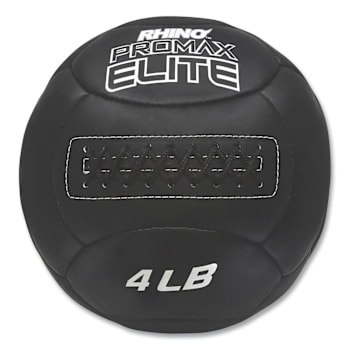 Champion Sports Rhino Promax Elite Medicine Ball, 4 Lb, Black