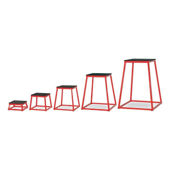 Champion Sports Plyo Box Set, 13", 15", 18", 21", 24", 5/Set