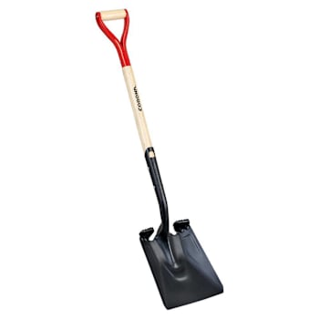 Corona Tools 14g Boron Steel #2 Square Point Shovel 48" Ash Handle
