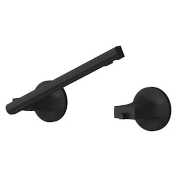 Pfister Pfiirst Modern Toilet Paper Holder In Matte Black