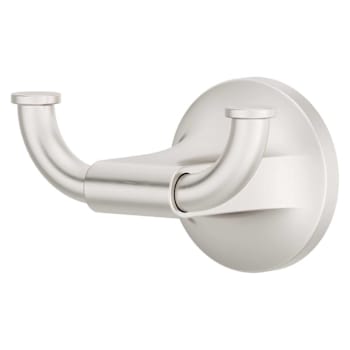 Pfister Pfirst Modern Robe Hook In Spot Defense Brushed Nickel
