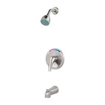 Pfister Pfirst Series 1-Handle Tub/Shower Trim Kit In Brushed Nickel