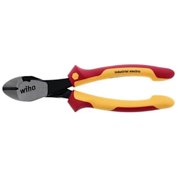 Wiha Insulated Industrial High Leverage Diagonal Cutters 8"