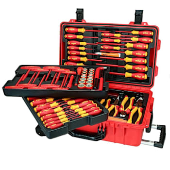 Image for Wiha 80 Piece Master Electrician'S Insulated Tools Set In Rolling Hard Case from HD Supply