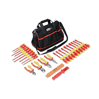 Wiha 25 Piece Insulated Pliers Cutters And Screwdriver Set