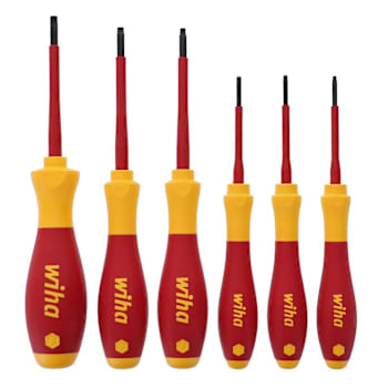 Wiha 6 Piece Insulated Softfinish Torx Screwdriver Set