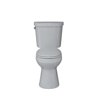 Seasons 2-Piece All-In-One 1.28 GPF Single-Flush Round 17 In. Toilet, Flush Guard, XL Footprint, White, ADA