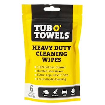 Image for Tub O' Towelstub O' Towels Heavy Duty Cleaning Wipes Package Of 6 from HD Supply