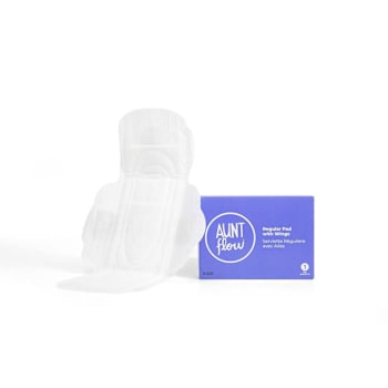 Aunt Flow #4 Vended Value Maxi Pads With Wings Regular Absorbency Case Of 250