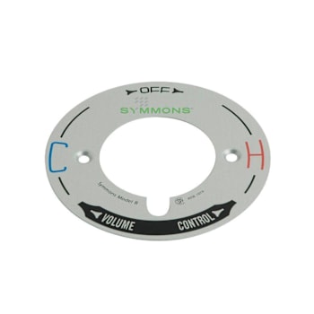 Symmons Temptrol Dial Plate, Model B