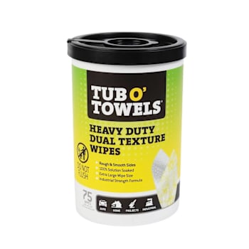Image for Tub O' Towelstub O' Towels Heavy Duty Dual Texture Wipe 75 Ct from HD Supply