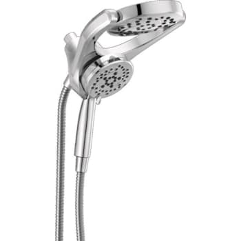 Image for Delta Hydrorain® 4-Setting Two-In-One Shower Head In Chrome from HD Supply