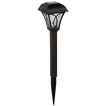 Sylvania® 14" Solar Path Light, 3000k Black