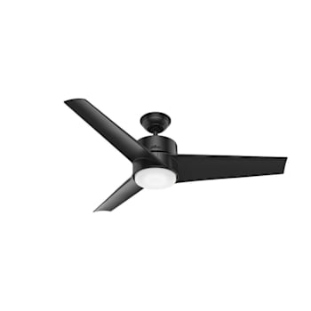 Image for Hunter Fan 54" Havoc Weathermax Ceiling Fan With LED Light, Matte Black from HD Supply