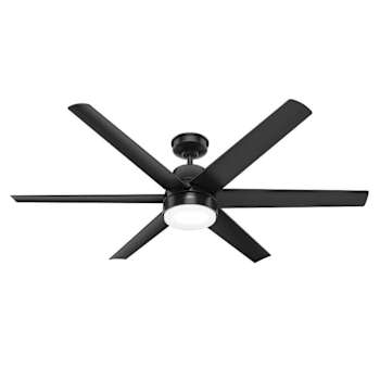 Hunter Fan 60" Skysail Weathermax Ceiling Fan With LED Light, Matte Black