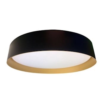 Halco 14" LED Thick Ring Ceiling Light, 5 CCT Selectable, 21 Watt, Black