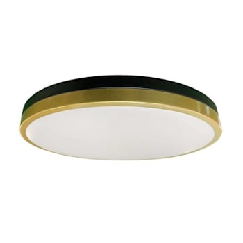 Image for Halco 14" LED Flush Ring Ceiling Light, 5 CCT Selectable, 21 Watt, Black from HD Supply