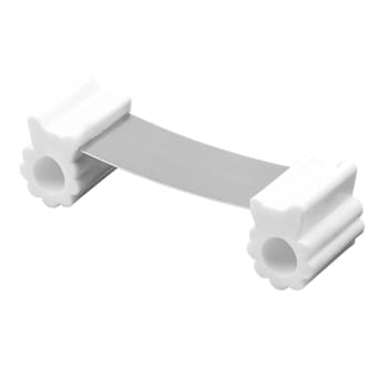 Image for Prime-Line Under Door Flexible Strap Retainer, White from HD Supply