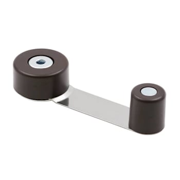 Image for Prime-Line Door Stop Pivot Revolving Stop And Bumper, Brown from HD Supply