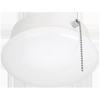 Image for ETI 7" LED Spin Light With Pull Chain, Screws In Medium Base, 4000k, 11.5 Watts from HD Supply