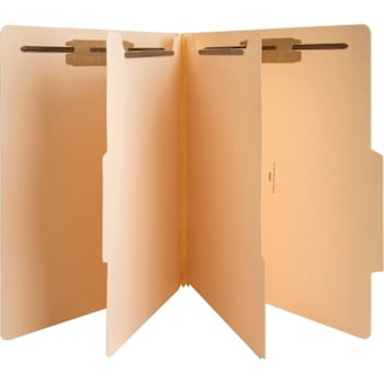 Business Source Letter Classification Folder 8 1/2" X 11" Package Of 10