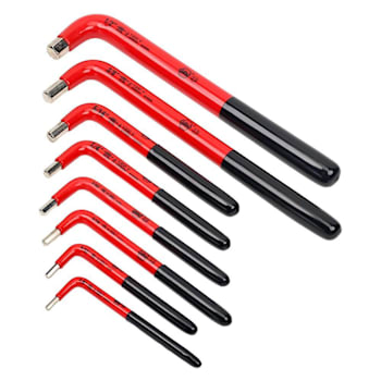Wiha 8 Piece Insulated Hex L-Key Set - SAE