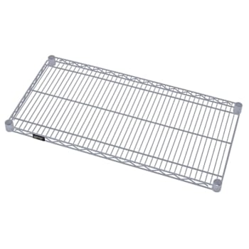 Image for Quantum Storage Systems Wire Shelf 60"W X 12"D Grey Epoxy Finish from HD Supply