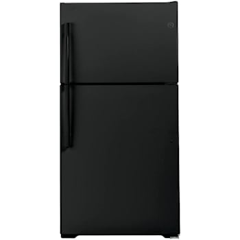 GE® ENERGY STAR® 21.9 Cu. Ft. Top-Freezer Refrigerator,icemaker, Ada, Black
