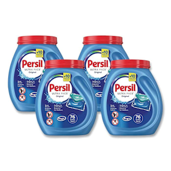 Image for Persil Ultra Pacs Original Everyday Clean Laundry Detergent 76 Pods/Tub Case Of 4 from HD Supply