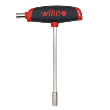 Wiha Softgrip T-Handle Dual Drive Magnetic 1/4" Bit Holders