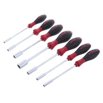 Wiha 7 Piece Softfinish Nut Driver Set - Metric