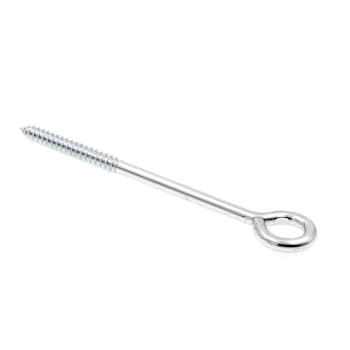 Prime-Line Screw Eyes Lag Thread 3/8" X 8" Zinc Plated Steel Package Of 10