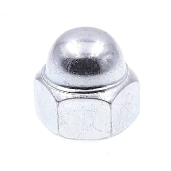 Prime-Line Acorn Cap Nuts 1/2"-13 Zinc Plated Steel Package Of 25