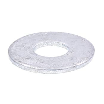 Prime-Line Flat Washers Uss 3/4" X 2" OD Hot Dip Galvanized Steel Package Of 10