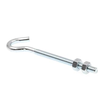 Image for Prime-Line Clothesline Hook-Nut 1/4"-20 X 4-1/4" Zinc Plated Steel Package Of 10 from HD Supply